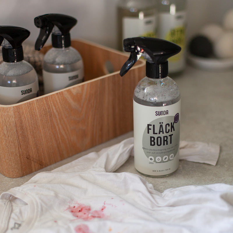 Fläckborttagning – så tar du bort fläckar från kläder och textil