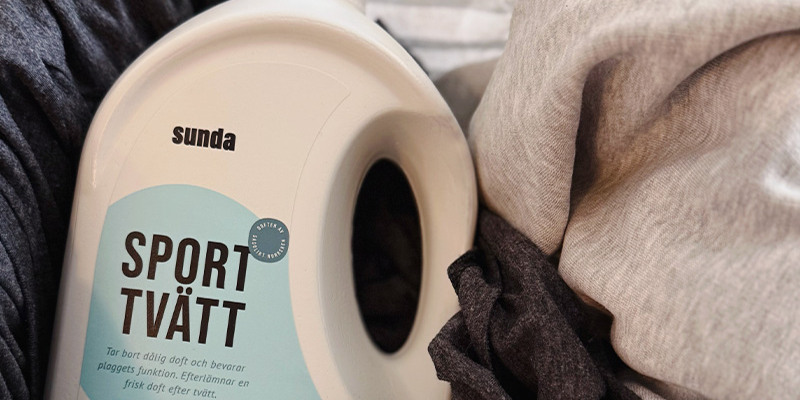 tvätta träningskläder med sporttvättmedel