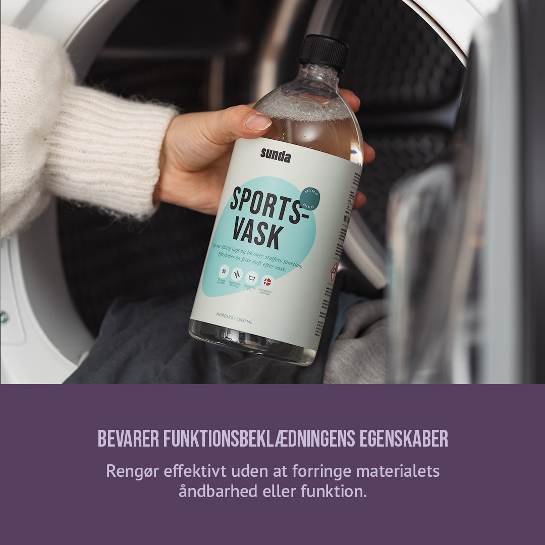 Sportsvask 50 vaske